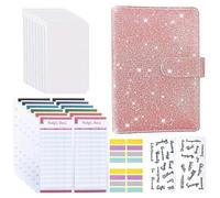 Envelope Challenge Binder - Compact Challenge Folder, Envelope Storage Binder | A6 Savings Challenge Binder,Creative Money Budget Organizer with Stickers