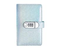 Envelope Challenge Binder Money Saving Wallet with Password Lock Budget Savings Challenges Books for Financial Planning(Blue)