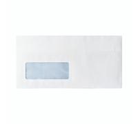 DL Window Envelope 80gsm Self Seal White (1000 Pack)