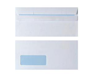 Envelope DL Window White Ss PK1000