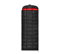 Envelope Down Sleeping Bag Ultra-light Goose Down Waterproof Plus Size Winter Warm Travel Hiking Camping Sleeping Bag for Outdoors Camping(Black,600g)