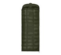 Envelope Down Sleeping Bag Ultra-light Goose Waterproof Plus Size Winter Warm Travel Hiking Camping for Adults(Deep Green,1000g)