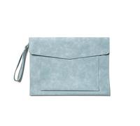 Envelope File Holder Simple Business Conference Bag Briefcase(Blue)