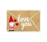 Envelope Heart Shaped Floor Mat for Valentine's Day Wedding Anniversary Proposal Decoration (A, 40x60cm)