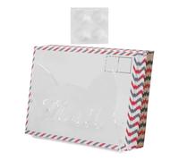 Envelope Holder for Desk, Mail Holder for Desk - Acrylic Cat Desk Mail Organizer - Transparent Desktop Paper Document Chair for