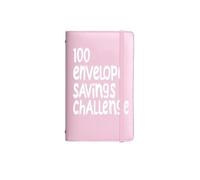 Envelope Money Saving Binder 100 Days Envelopes to Save Challenge for Budget Tracking Women Men Adults for Home, Office, Daily(Pinks)