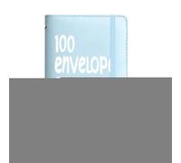 Envelope Money Saving Challenge Budget Planner - 100-Day Folder Envelopes to Save 5050 Euros for Budget Tracking for Women Men Adults Home and