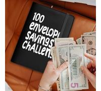 Envelope Money Saving Challenge | Saving Budget Planner | 100 Days Tracker Envelopes for Budget Management Home School Men Women Children