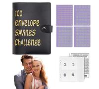 ENVELOPE SAVING CHALLENGE - SAVING BINDER - SAVING BINDER WITH SAVING CHALLENGE BOOK AND Cash Envelopes, Save $5,050 A New Couple 100 Day Challenge Saving Money Envelopes Budget Planner Save $5,050 in