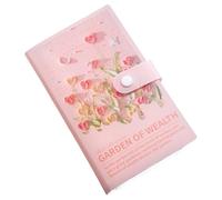 Envelope Savings Challenge Book - 100 Days 3d Oil Painting Notebook for Budget Planning, Expense Tracking with Portable Wallet Organizer, Financial Management Journal for Adults, 7.09x4.33 Inches