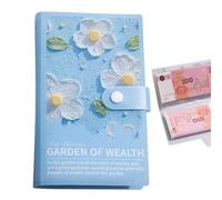 Envelope Savings Challenge Book,100 Envelope Savings Challenge 3D Oil Painting - Cash Planner Organizer Wallet Notebook Storage Management Expense Payment Finance for Adults Kids Home