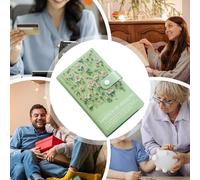 Envelope Savings Challenge Book - 100 Envelope Savings Challenge 3D Oil Painting,Portable Organizer Notebook Cash Planner Storage Finance Management Bill Expense for Kids Adults