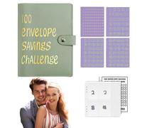 Envelope Savings | Money Binder, Savings Challenges Economic Book Binder with Cash Envelopes for Budget Planning and Save Money