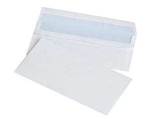 Envelope Self Seal Office Products SK DL 110x220mm 75gsm 1000pcs White/Envelopes and Shipment Accessories/Type-Self-Adhesive/Kind-SK/Colour-White/Format-DL/Weight (g/m2)-75