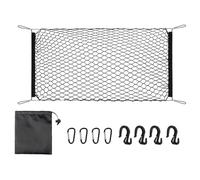 Envelope Style Cargo Net for 2018-2025 2025 Chevy Traverse Heavy Duty Nylon Mesh Storage Netting Traverse Accessories, Elastic Rear Trunk Mesh Cargo Net with Metal Hooks & Storage Bag