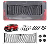 Envelope Style Cargo Net for Kia Sportage 2023-2025 2026 Accessories, Rear Trunk SUV Mesh Cargo Net, Upgraded 5mm Bungee & Double-Layer Nylon Storage Tailgate Netting Grocery&Tools Holder Organizer