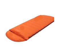 Envelope-style Down Sleeping Bag Ultra-light Goose Waterproof Plus Size Winter Warm Travel Hiking Camping for Adults(Orange,1200g)