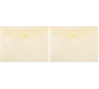Envelope Wallet DONAU Press Stud PP A4 180 Micron Yellow/Document Archiving/Type-Envelope/Kind-with Press Stud/Index-N.a. / Material-PP/Colour-Yellow/Format-A4 / Thickness (mm)-180 (Pack of 2)