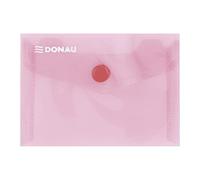Envelope Wallet DONAU Press Stud PP A7 180 Micron Red/Document Archiving/Type-Envelope/Kind-with Press Stud/Index-N.a. / Material-PP/Colour-Red/Format- / Thickness (mm)-180