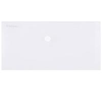 Envelope Wallet DONAU Press Stud PP DL 180 Micron Clear/Document Archiving/Type-Envelope/Kind-with Press Stud/Index-N.a. / Material-PP/Colour-Transparent/Format-DL/Thickness (mm)-180