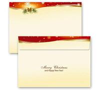 Envelopes Christmas envelopes, Peaceful Christmas 10 envelopes DIN C6 (162x114 mm) | Paper-Media