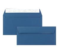 Envelopes DIN Long - Royal Blue - 110 g/m²; 220 x 110 mm - Very Stable - Self-Adhesive - Quality Brand: Neuser Colourful dl royal blue