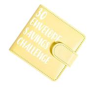 Envelopes Saving Challenge, Money Savings Wallet | 30 Envelopes PU Waterproof Magnetic Buckle | Money Saving Challenge Budget Books for Office School Classroom Travel Birthday Party Women Men Kids