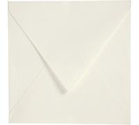 Envelopes, size 16x16 cm, 120 g, off-white, 50x20pcs