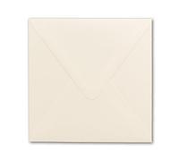 Envelopes square, 150 x 150 mm, cream wet glue. 100 Stück cream