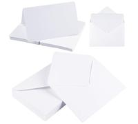 Envelopes with Blank Cards, C6 Envelopes White and Folding Cards, White Greetings Card Envelope for Birthday, Weddings, Invitation