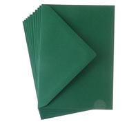 Enveloprint Card, Dark Green, A6, Pack of 10