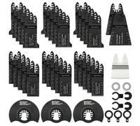 Enventor 45PCS Oscillating Multitool Blades, Professional Universal Multi Tool Saw Blades, Oscillating Tool Accessories, Compatible with Dewalt, Ryobi, Bosch, Dremel, Makita, Enventor and More