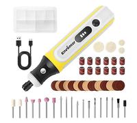 Enventor Cordless Rotary Tool, 4V Rechargeable Rotary Multi Tool Kit, 3 Variable Speed, 5000-15000RPM, Power Rotary Tool with 75pcs Accessories for Grinding, Carving, Sanding, Polishing and DIY Crafts
