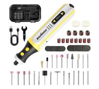 Enventor Cordless Rotary Tool, 8V Rechargeable Rotary Multi Tool Kit, 5 Variable Speed, 5000-28000RPM, Power Rotary Tool with 80pcs Accessories for Grinding, Carving, Sanding, Polishing and DIY Crafts