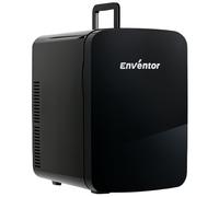 Enventor Mini Fridge 15 Litre/ 20 Can, AC+12V DC Power, Portable Coole