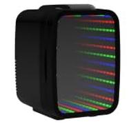 Enventor Mini Fridge 4 Litre/ 6 Can, AC+12V DC Power, Portable Cooler & Warmer, Small Fridge for Bedrooms, Car, Skincare, Fruit and Drinks, RGB Infinity - 6 Adjustable Light Modes