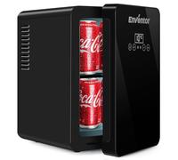 Enventor Mini Fridge, 6 Litre 8 Can Portable Cooler and Warmer, AC+12V DC