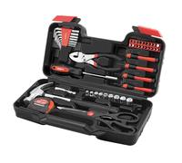 Enventor Tool Kit Set, 48PCS General Household Hand Tool Kit with Storage Toolbox, Basic Hand Tool Kits DIY Tool for Home