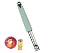 Envenzo Apple Corer Stainless Steel with Comfortable Touch Handle Fruit Core Remover Easy to Use Kitchen Corer FruitCorers Remover for Soft Fruits and Vegetables (Green)