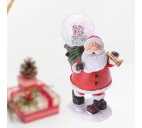Envenzo Christmas Snow Globe Santa Magical Table Decoration, Loving Details, Hand-Painted Perfect Christmas Centre piece by Envenzo (Santa With Bell)