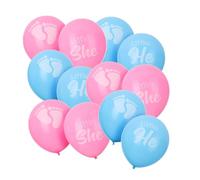 Envenzo He She Party Balloons For Decorations For Baby Shower, Gender Reveal, Safari Animals and Unicorn Birthday Theme 12PCS - 12 Inch by Envenzo (Gender Reveal Balloons)