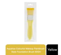 Envie Colourful Makeup Paintbrush Style Foundation Brush MX04, Yellow