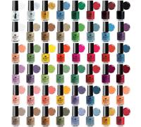 Envie De Color Nail Polish Set - Complete Collection of 48 Colours in a Artistic Paris-London Box British Brand (Set A+B - 48 Colours)