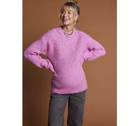 ENVIE DE FRAISE nursing jumper in pearl knit raspberry pink