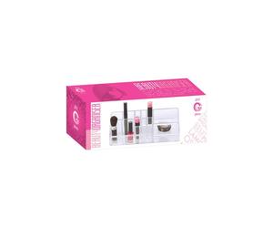 Envie Women's Glitz & Glamour 80730 Beauty Acrylic Cosmetic Make-Up Organiser in White Envie White