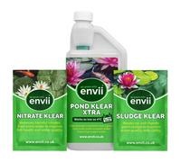 Envii Annual Pond Treatment Xtra - Natural Pond Treatment - Clears Green Water, Breaks Down Sludge & Removes Nitrates
