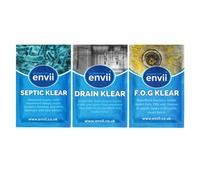 Envii Complete Septic Tank Treatment - Drain & Septic Tank Cleaner Bacteria Tablets