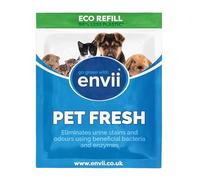 Envii Pet Fresh - Effective Pet Urine Stain & Odour Remover, Strong Enzyme Cleaner & Natural Deodoriser for Dog & Cat Urine, Faeces & Stains - Refill