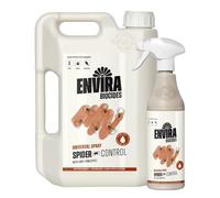 Envira | Spider Killer Spray 2L + 500ml | Powerful Anti-Spider Solution | Odourless and Water-Based Formula | Easy and Safe to Use | Leaves No Stains, Long-Lasting Protection Against All Spiders