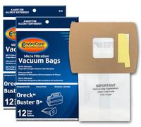 Envirocare 24 Oreck Buster B Allergy Canister Vacuum Bags Portable Canister Vacuum Cleaner